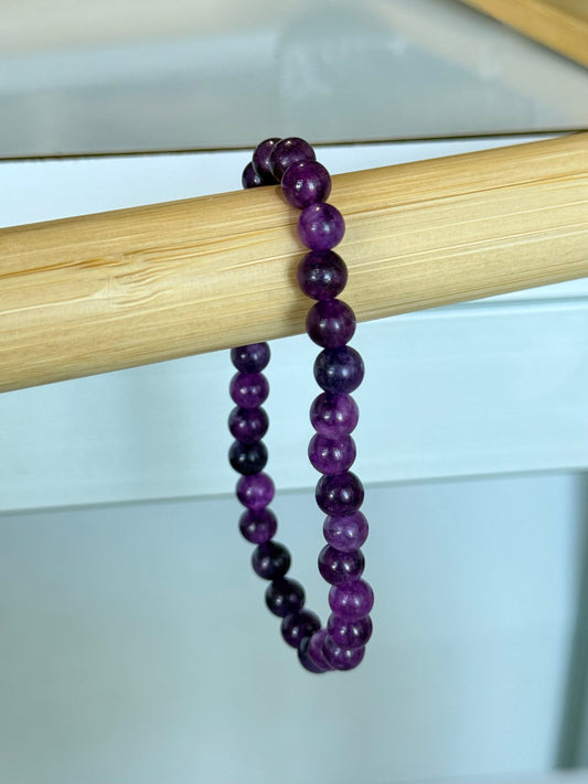 Crackle Quartz Colored Purple
