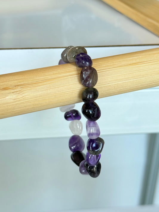 Amethyst Freeform Bracelet