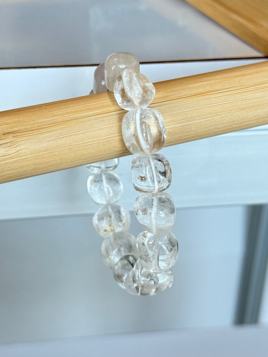 Clear Quartz Freeform Bracelet