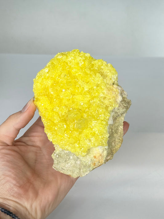 Azufre ( Sulfur ) Crystalized Cluster