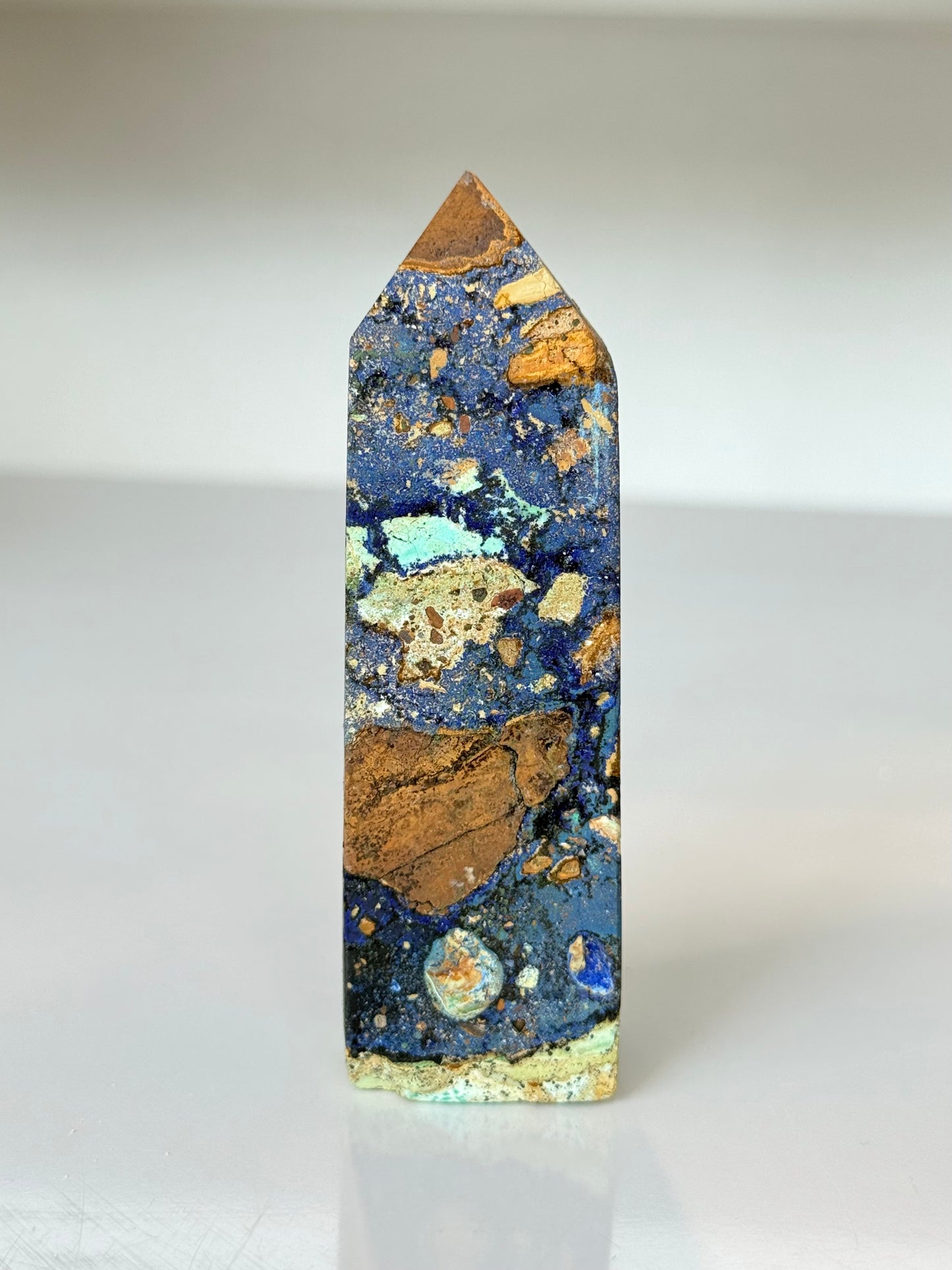 Azurite and Malachite Tower