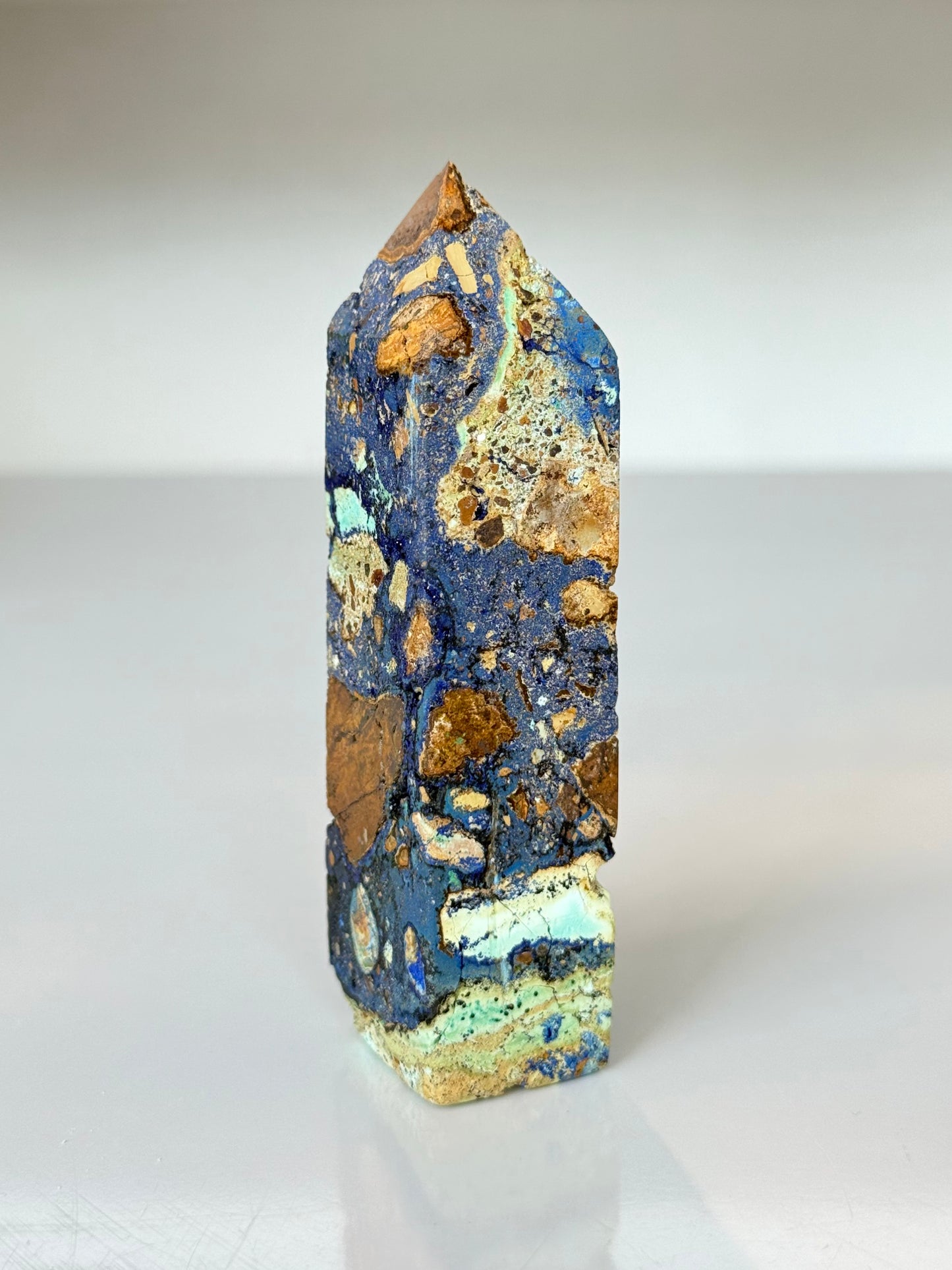 Azurite and Malachite Tower