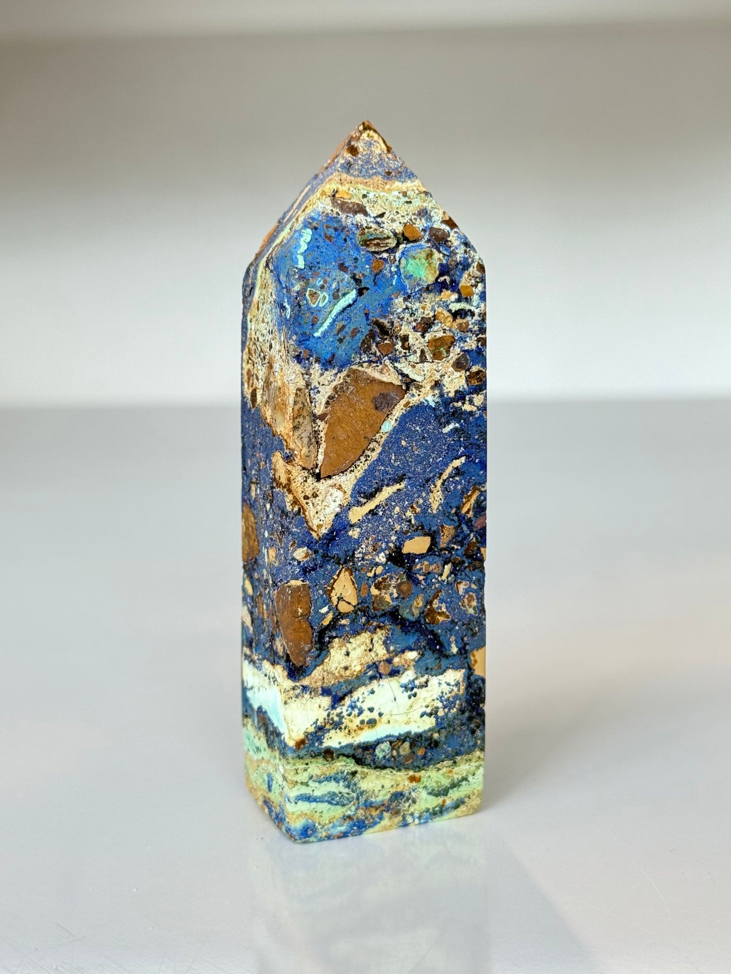 Azurite and Malachite Tower