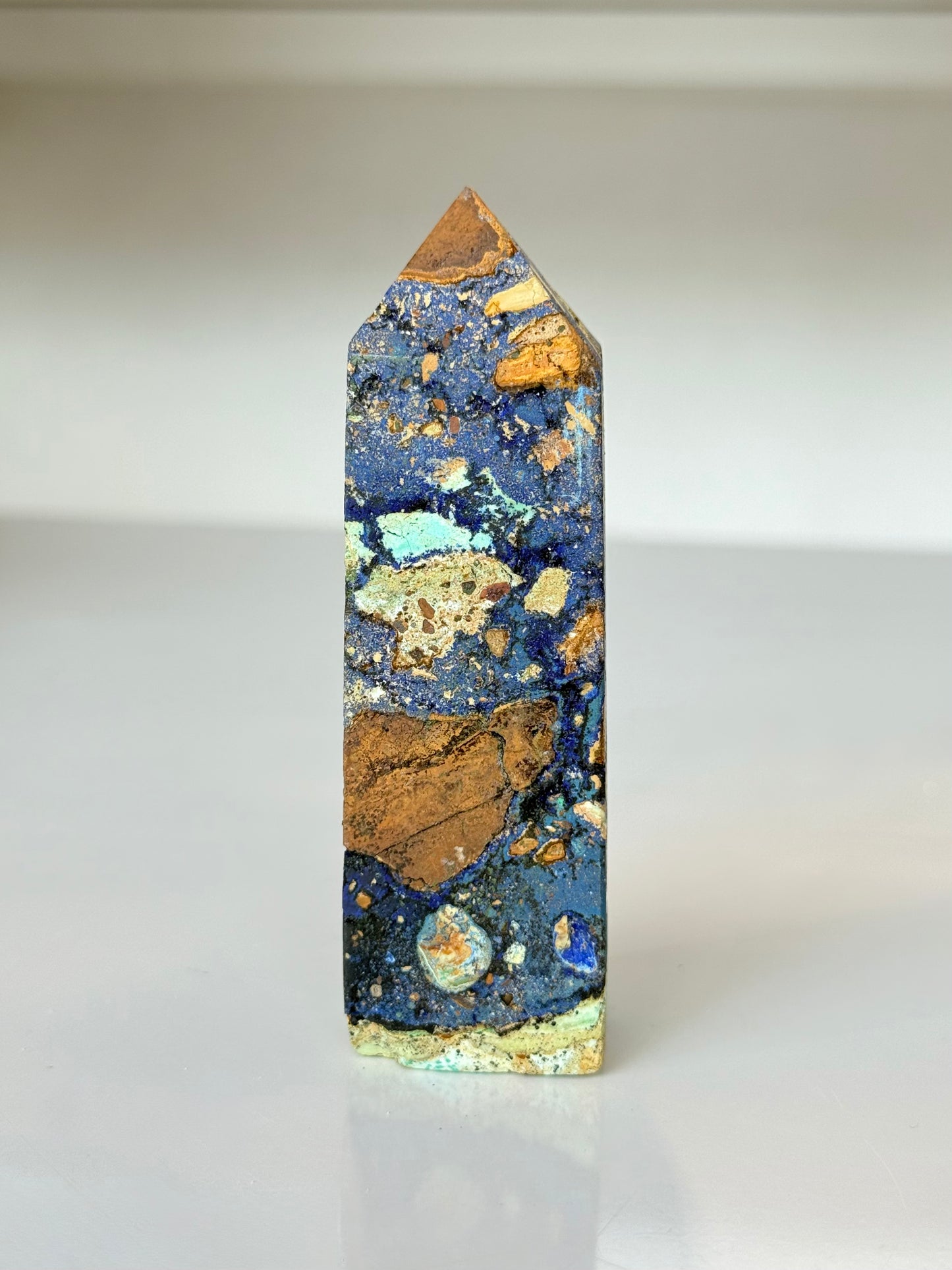 Azurite and Malachite Tower