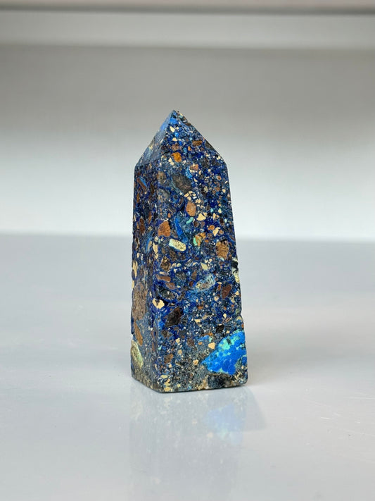 Azurite and Malachite Tower