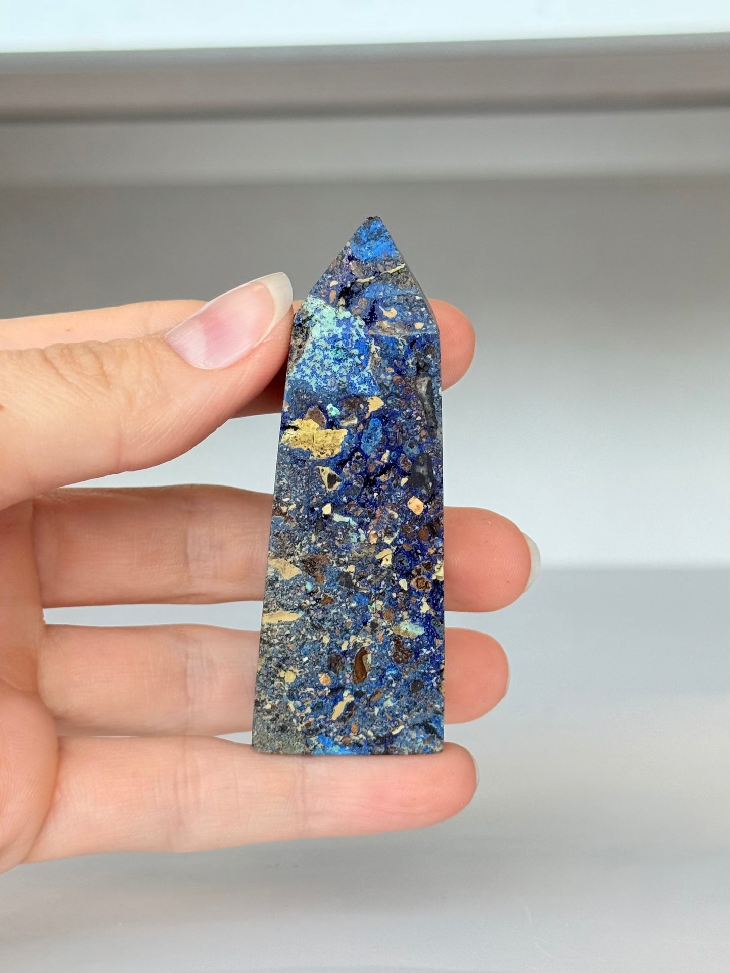 Azurite and Malachite Tower