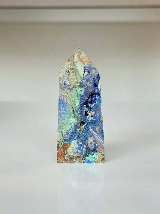 Azurite and Malachite Tower
