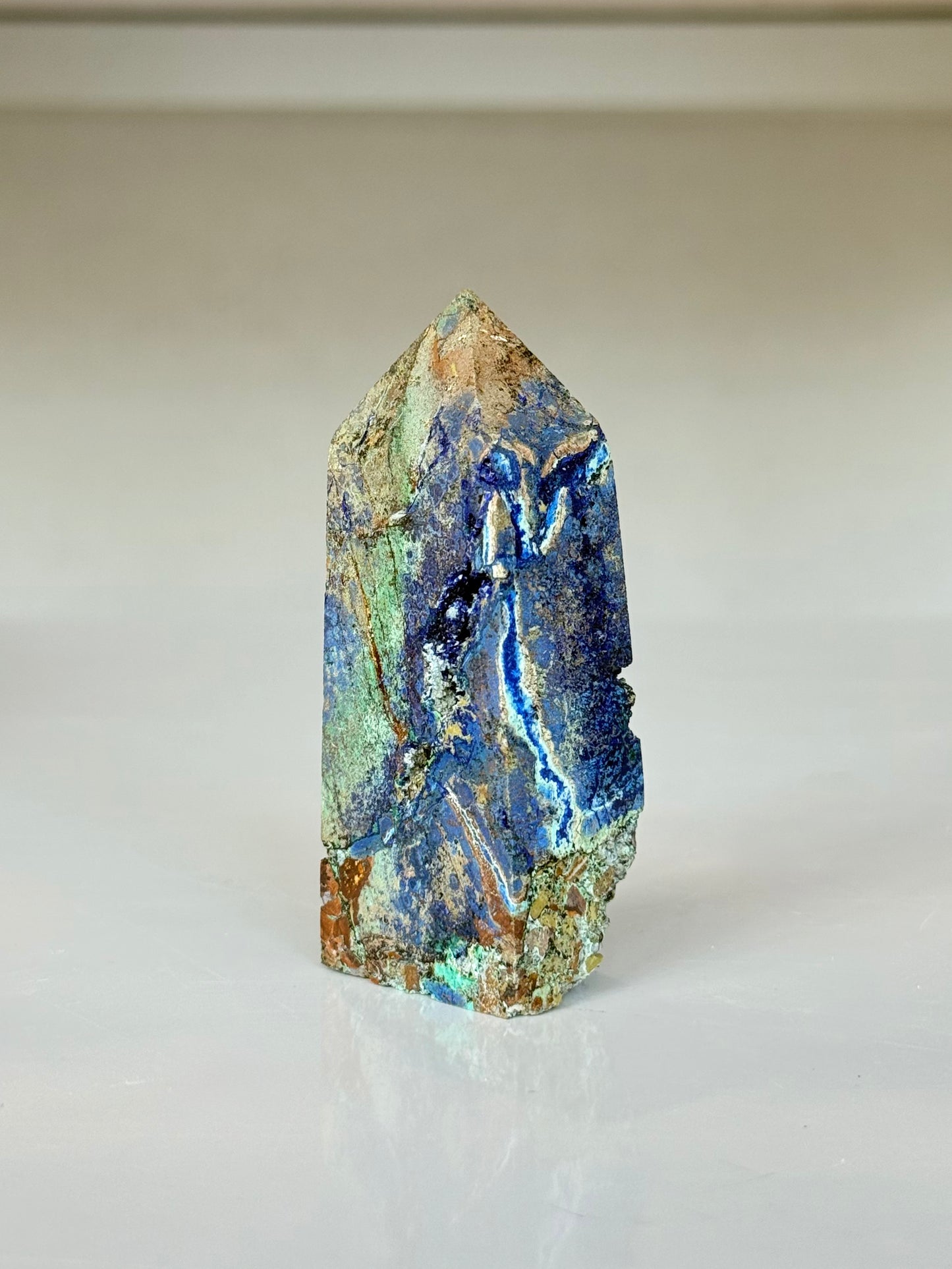 Azurite and Malachite Tower