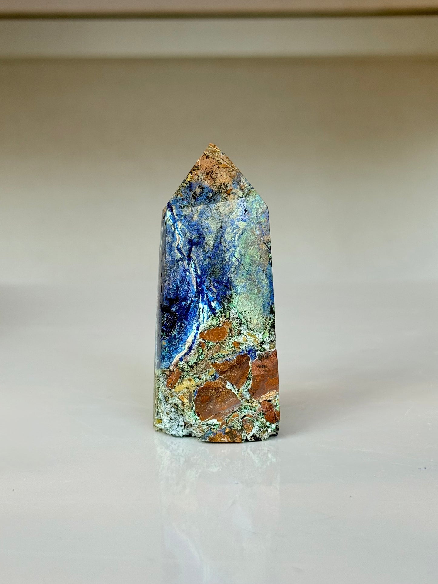 Azurite and Malachite Tower