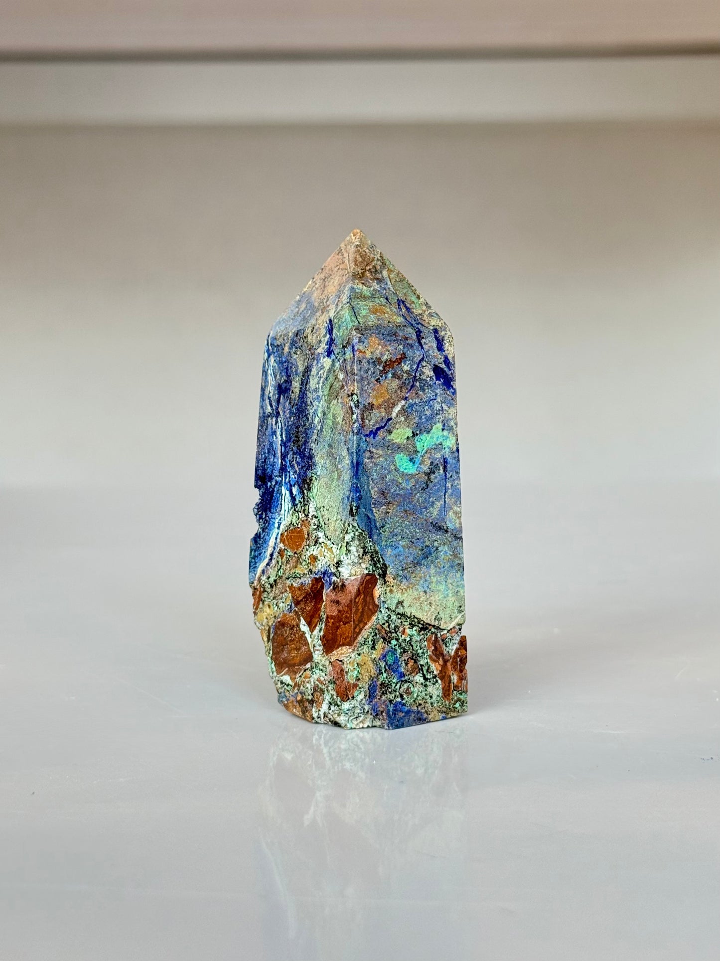 Azurite and Malachite Tower