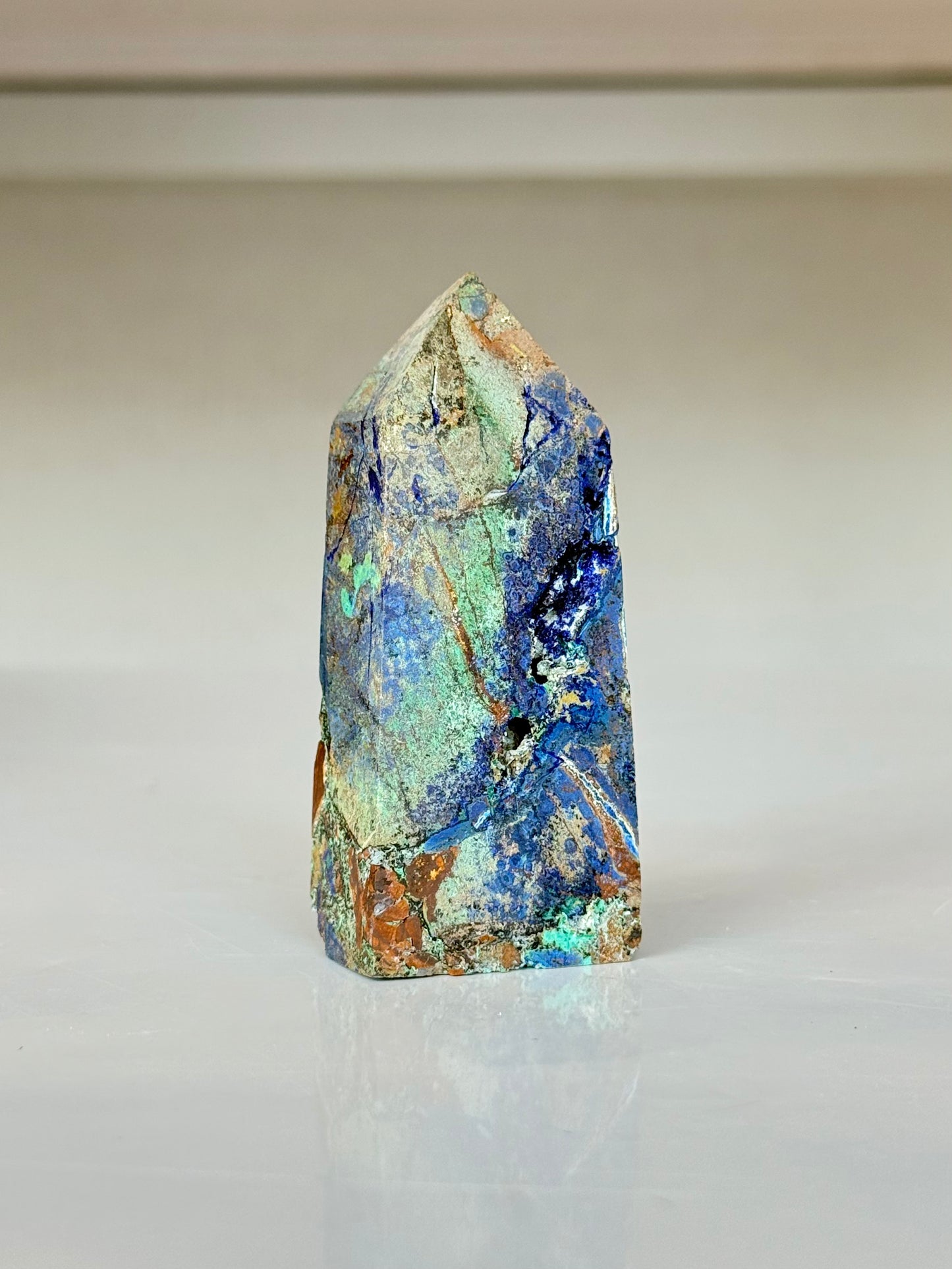 Azurite and Malachite Tower