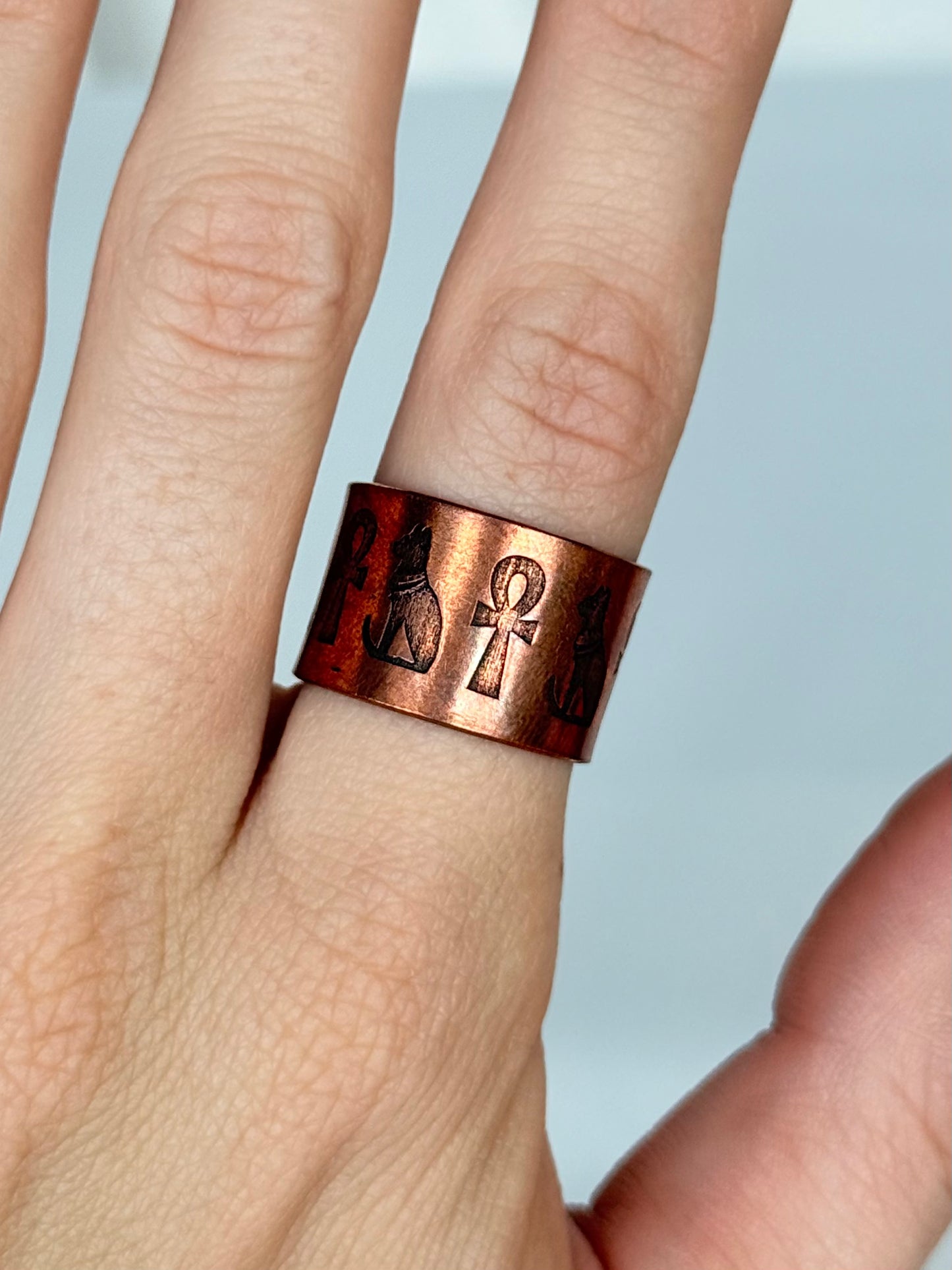 Copper Ring ( Adjustable Size )