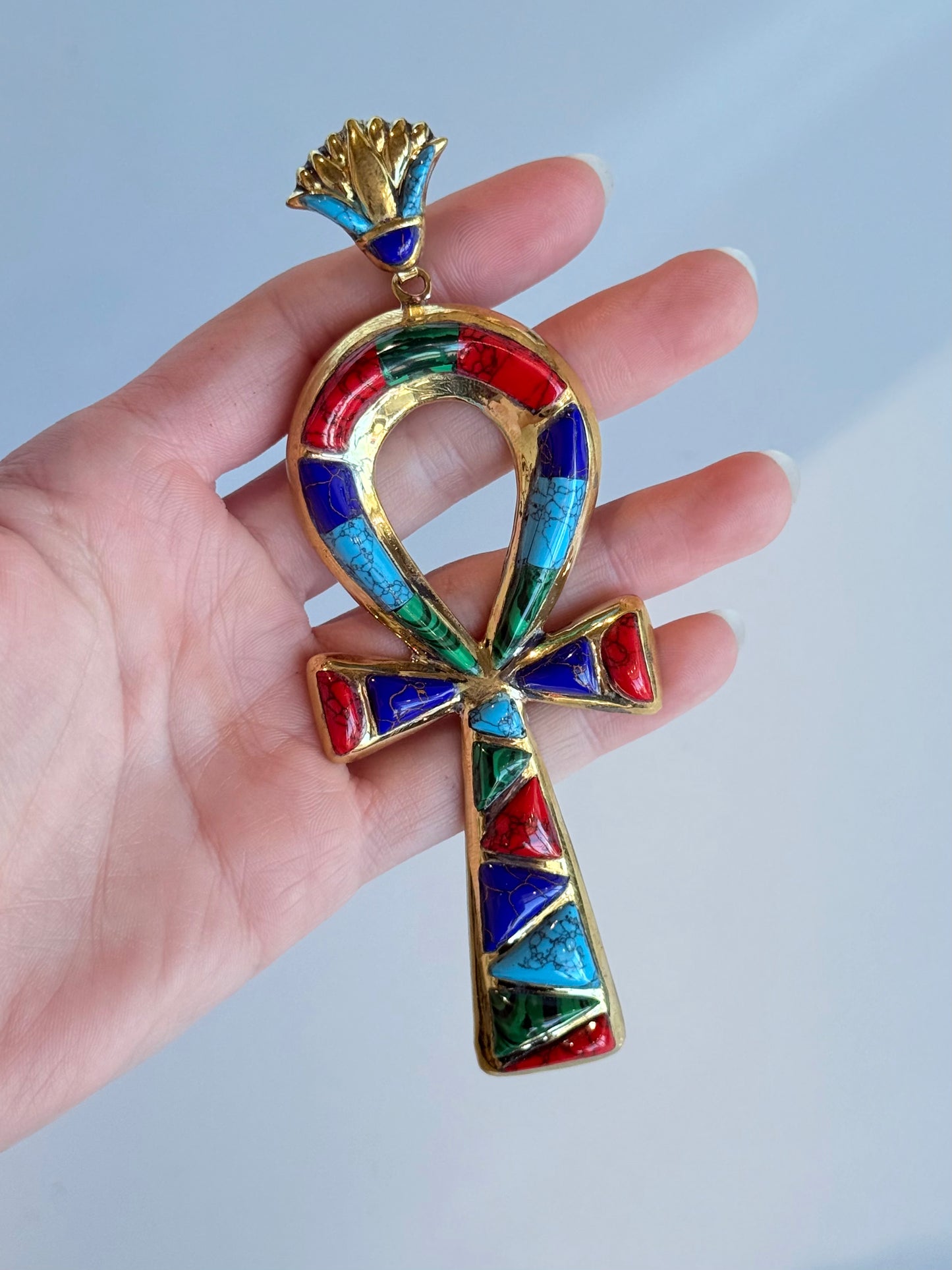 Ankh Pendant ( Brass )