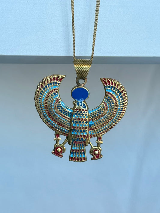 Horus Necklace ( Brass )