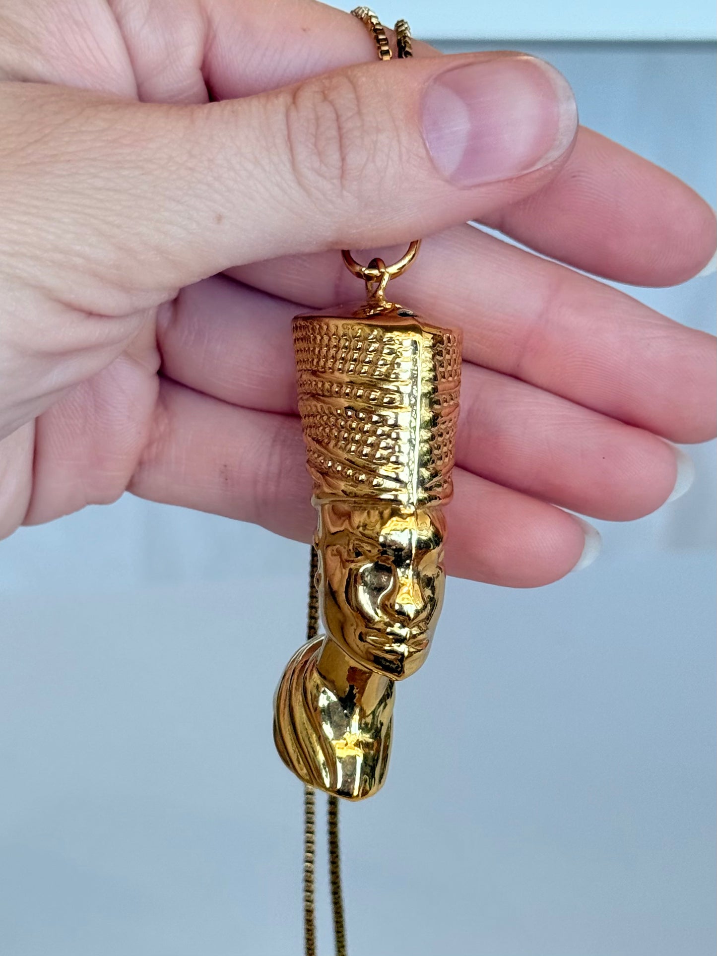 Nefertiti Necklace ( Brass )