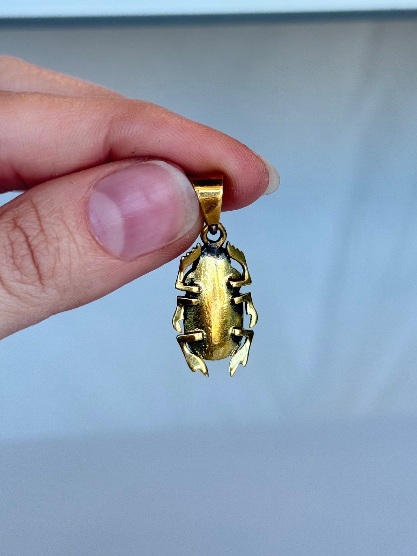 Scarab Pendnat ( Brass )
