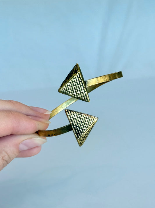 Pyramid Bracelet ( Brass )
