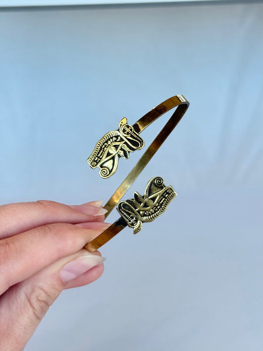 Ojo de Horus Bracelet ( Brass )
