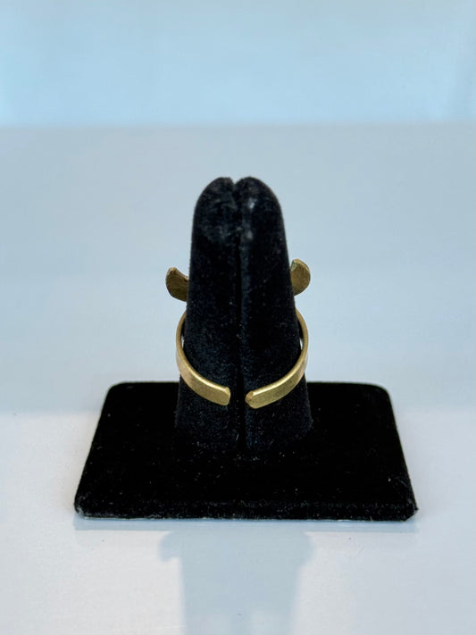 Isis Ring ( Adjustable Size ) Brass