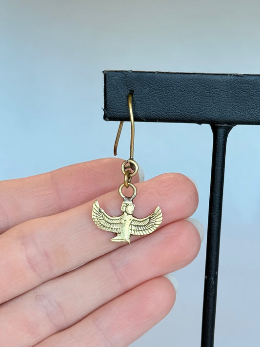 Isis Earrings ( Brass )