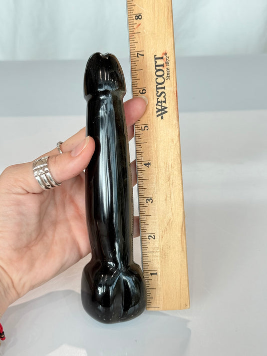 Sheen Obsidian Root Energy Sculpture