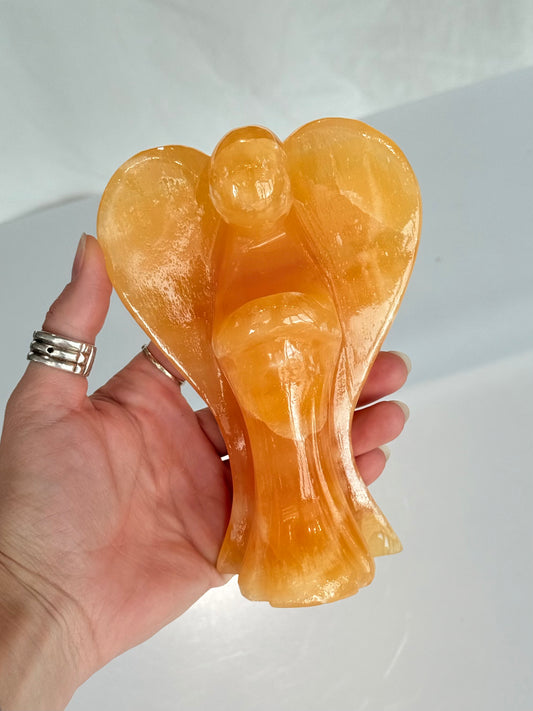 Orange Calcite Angel ( Mexico )