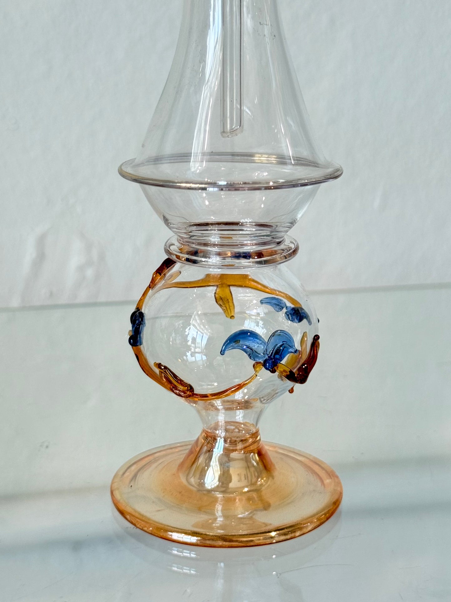 Egyptian Hand-Blown Glass Bottle