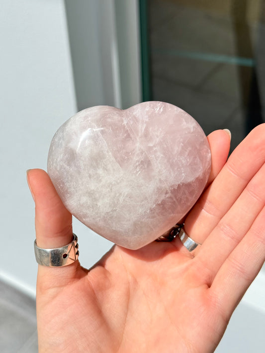 Rose Quartz Heart