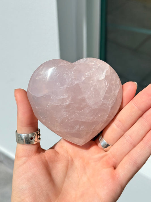 Rose Quartz Heart
