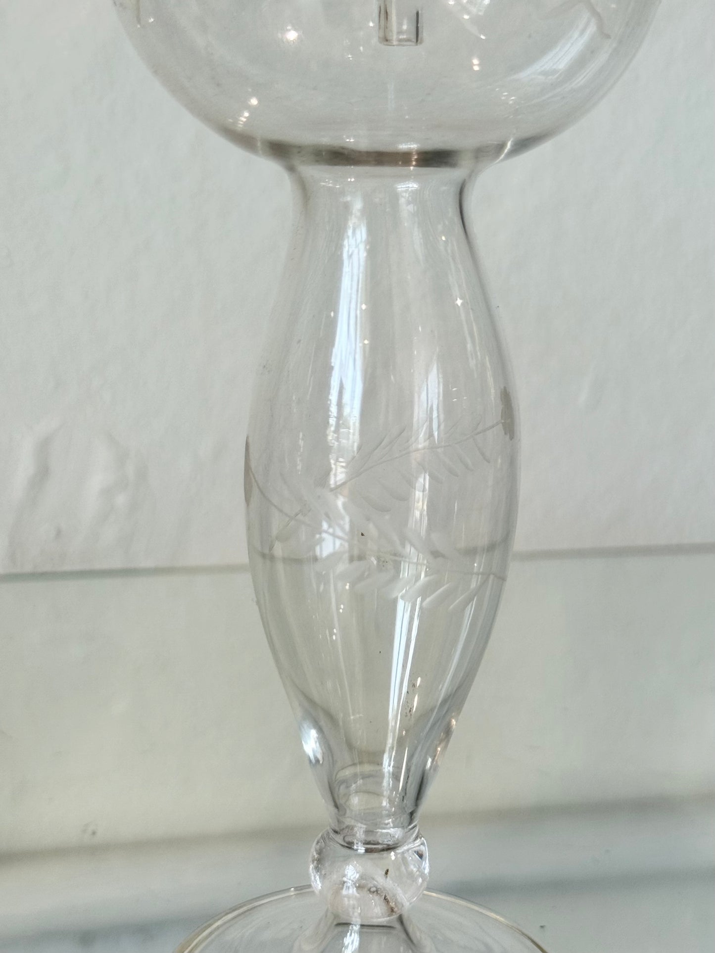 Egyptian Hand-Blown Glass Bottle