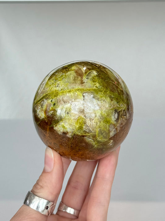 Green Opal In Matrix Sphere ( Madagascar )