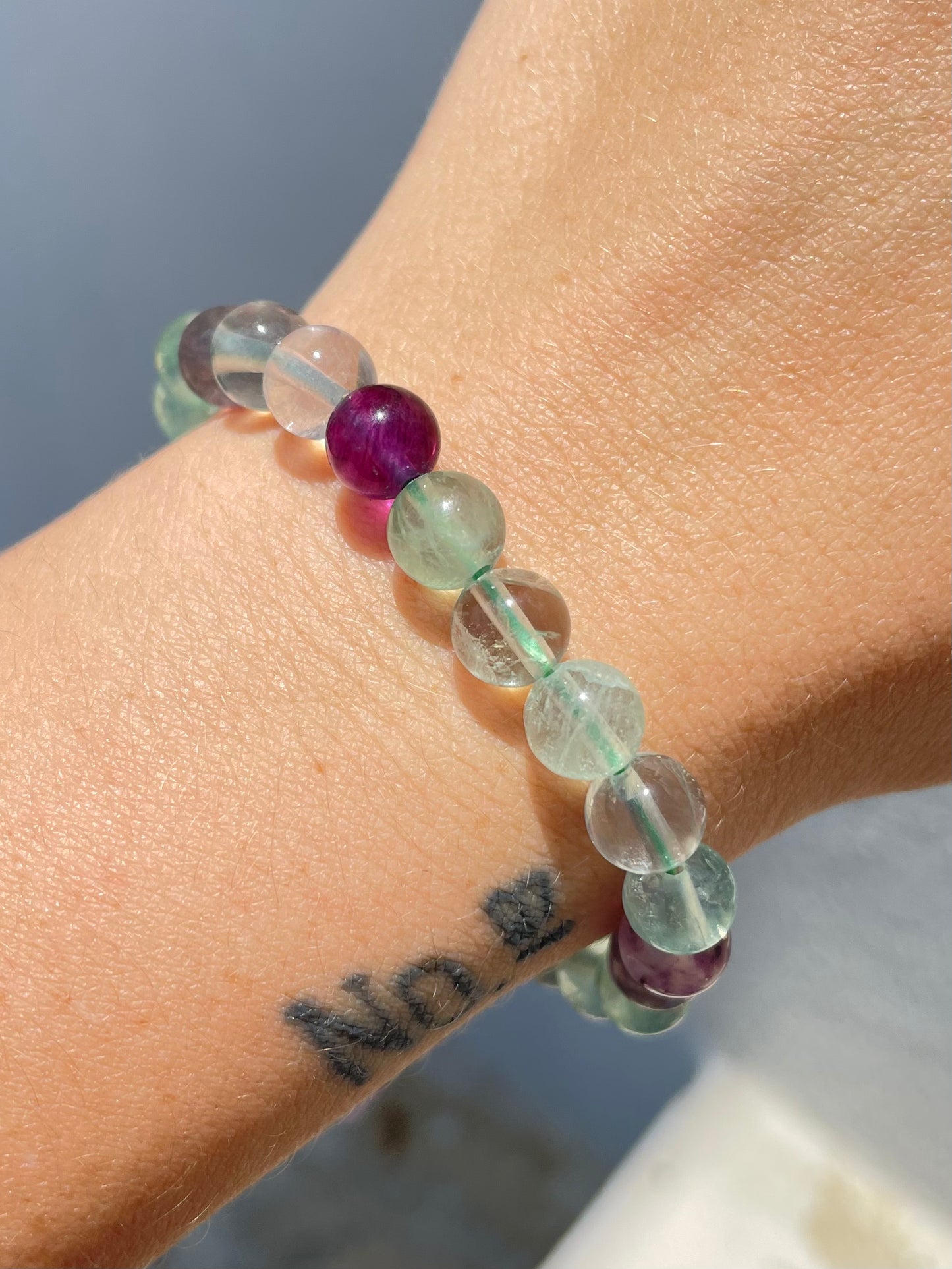 Fluorite 8mm Bracelet