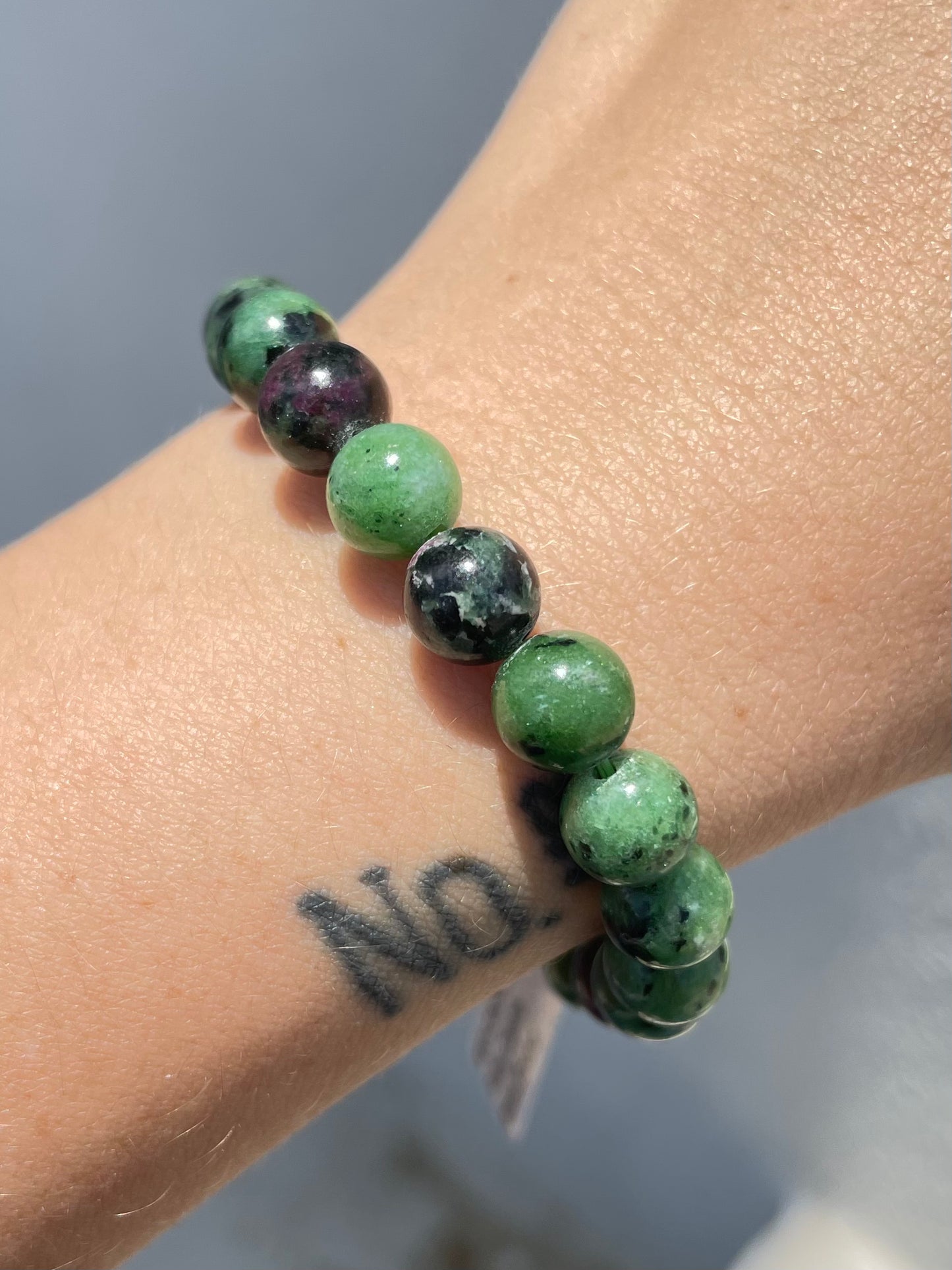 Ruby In Zoisite 8mm Bracelet