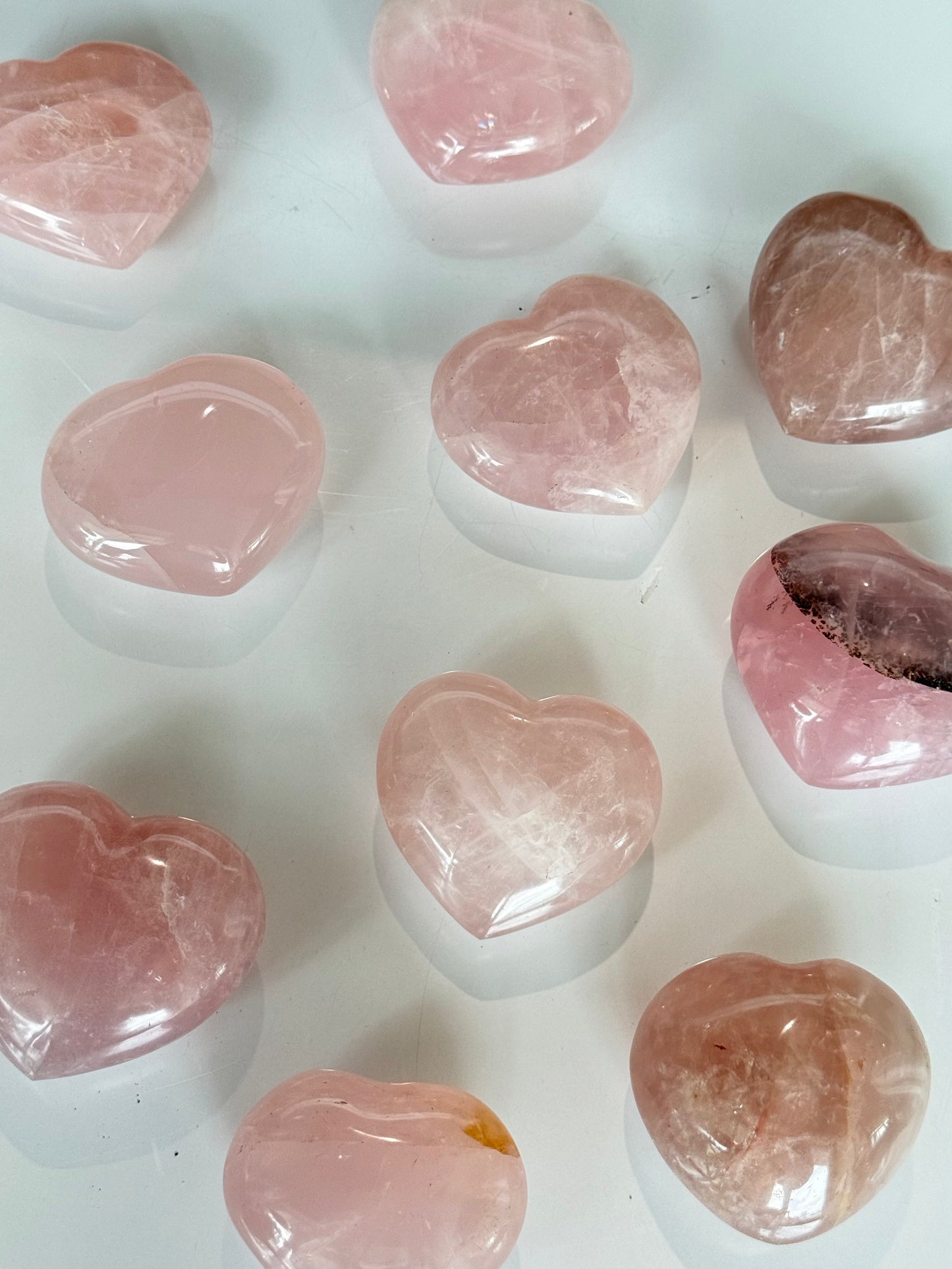 Rose Quartz Heart | Corazón de Cuarzo Rosado