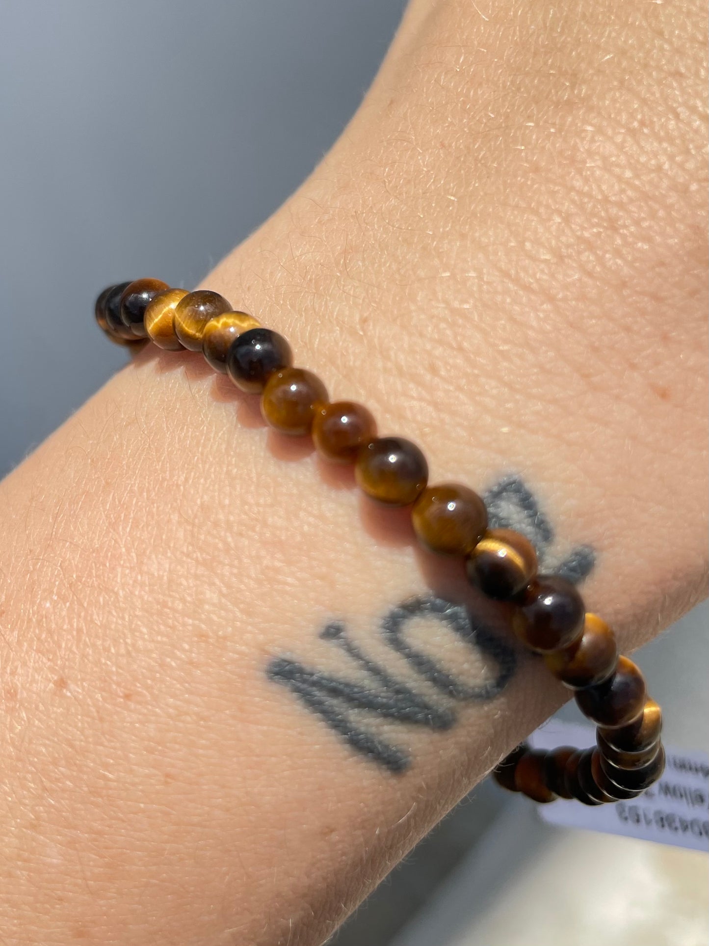 Yellow Tiger Eye 4mm Bracelet