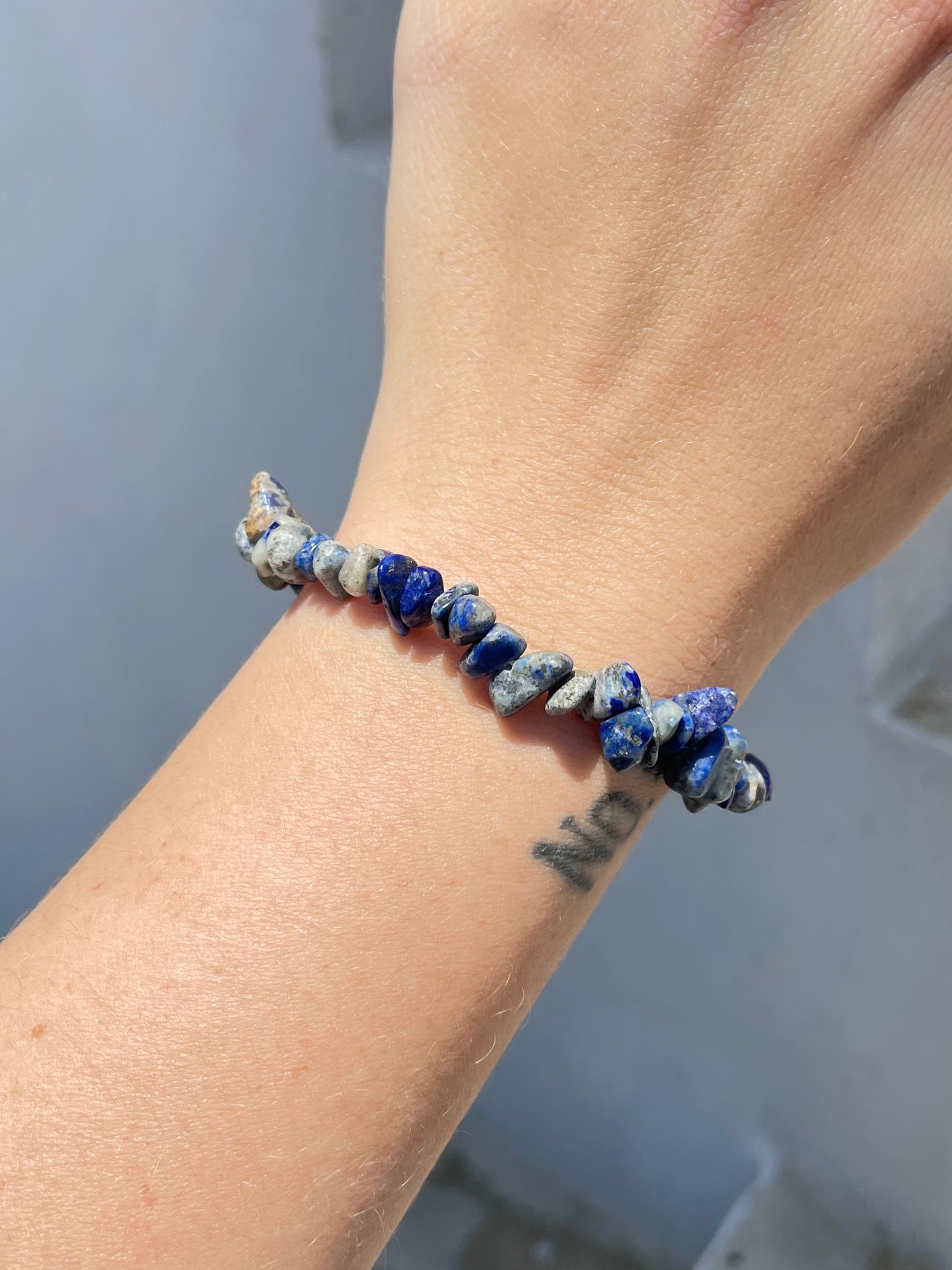Lapis Lazuli Chip Bracelet