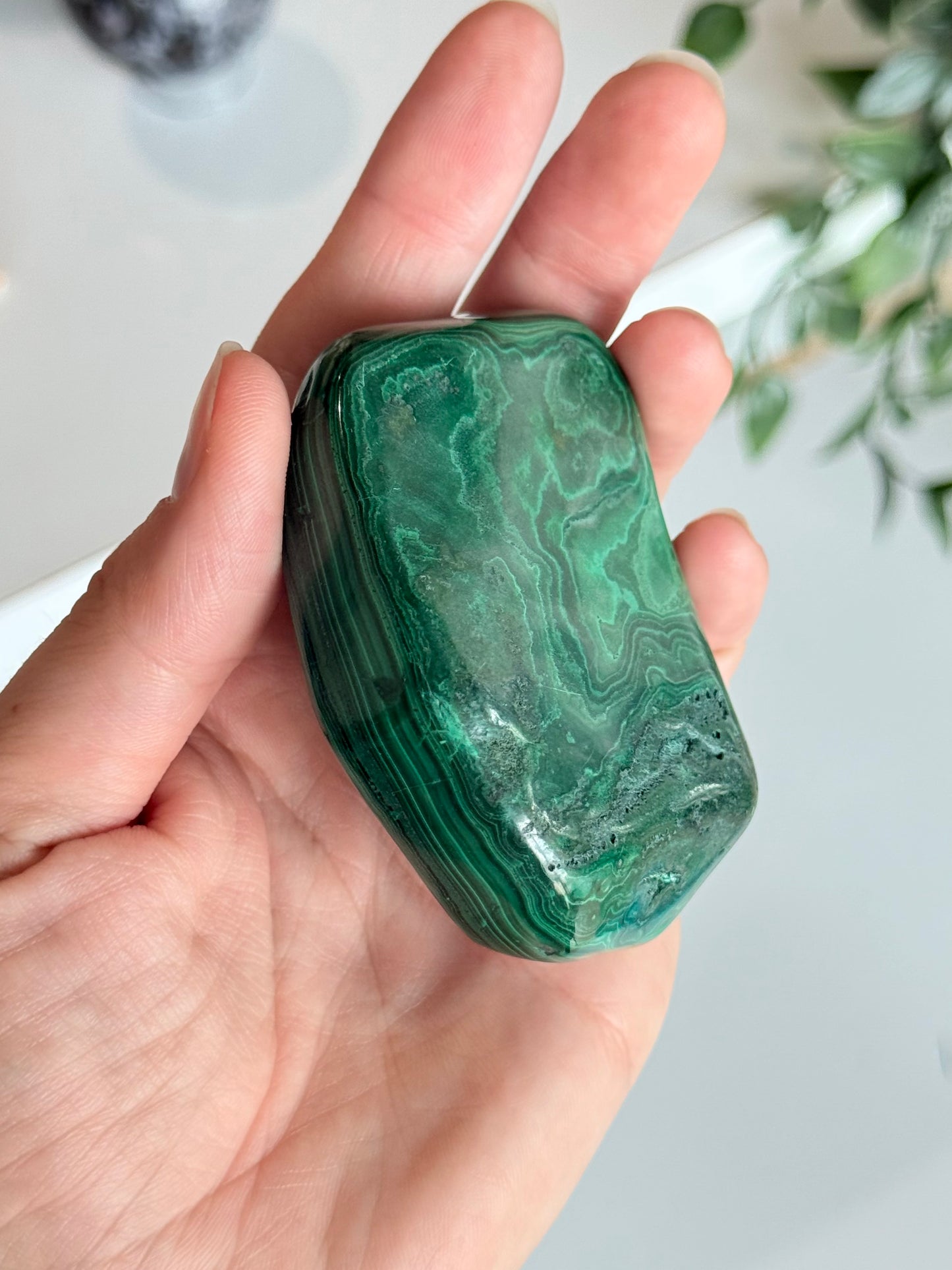 Polished Malachite Freeform | Freeform Pulido de Malaquita