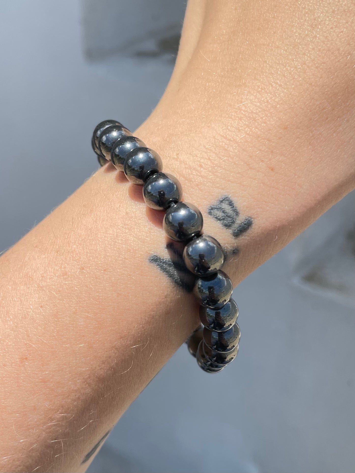 Hematite 8mm Bracelet