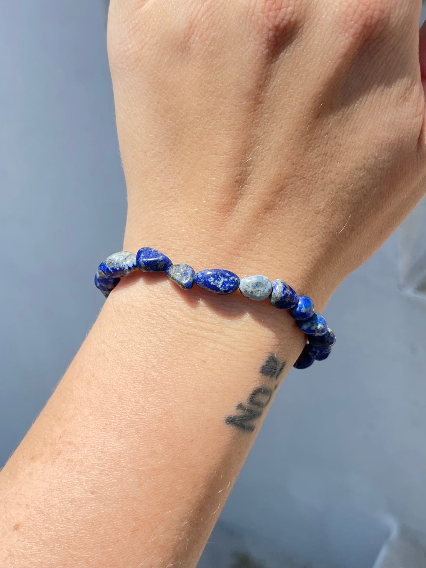 Lapis Lazuli Freeform Bracelet