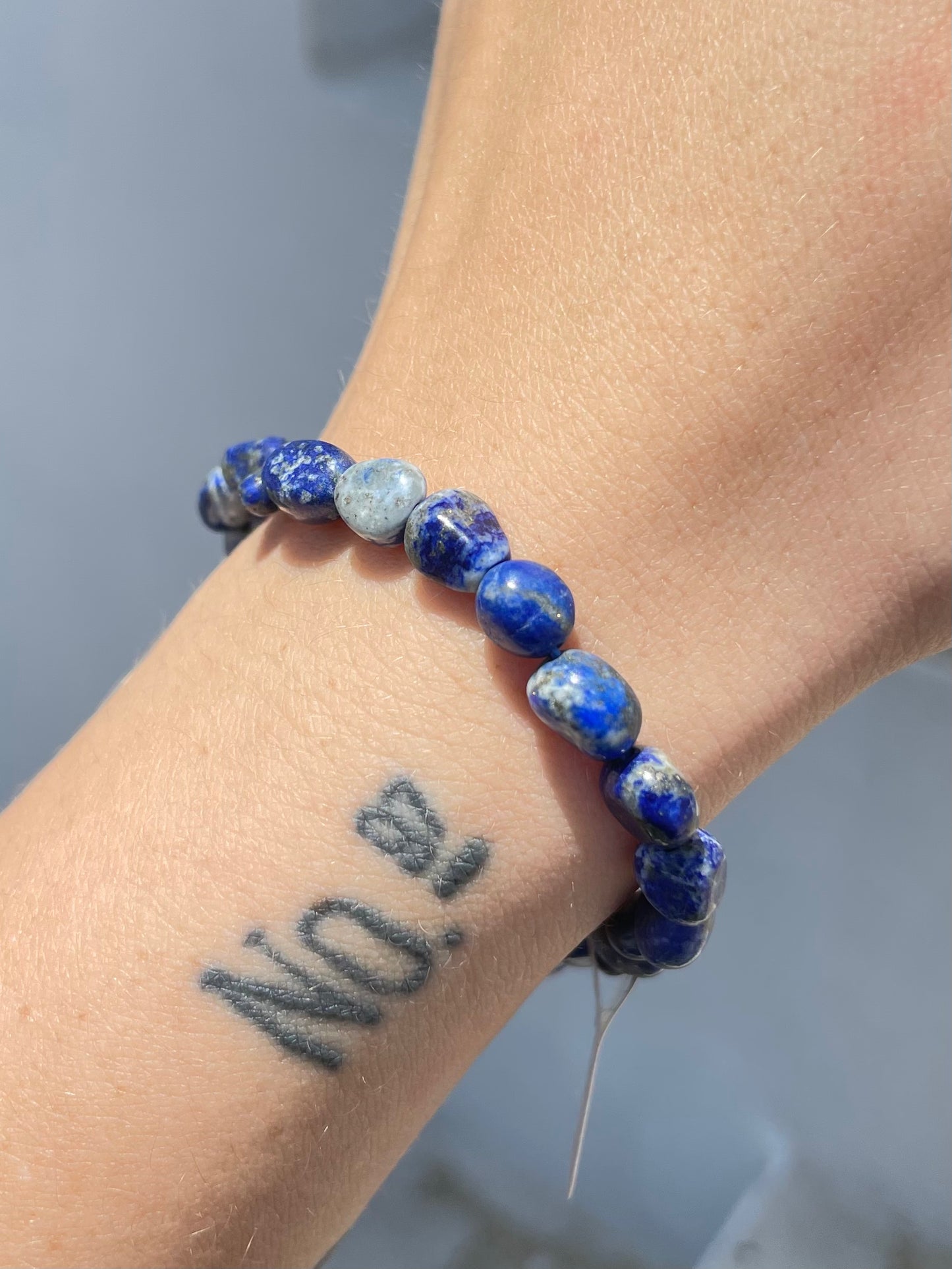 Lapis Lazuli Freeform Bracelet