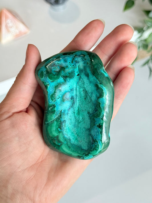 Malachite & Chrysocolla Freeform | Freeform de Malaquita y Crisocola