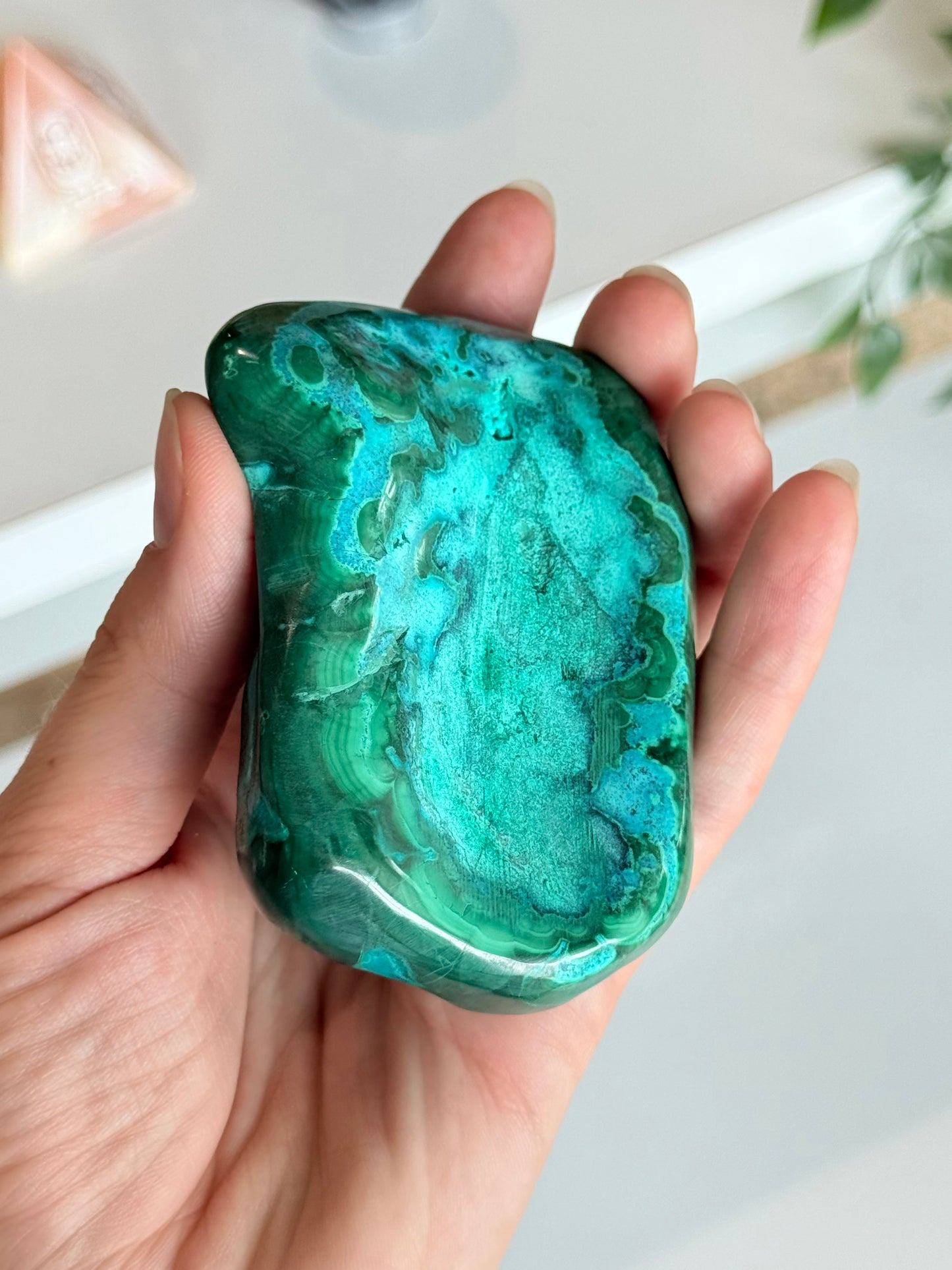 Malachite & Chrysocolla Freeform | Freeform de Malaquita y Crisocola