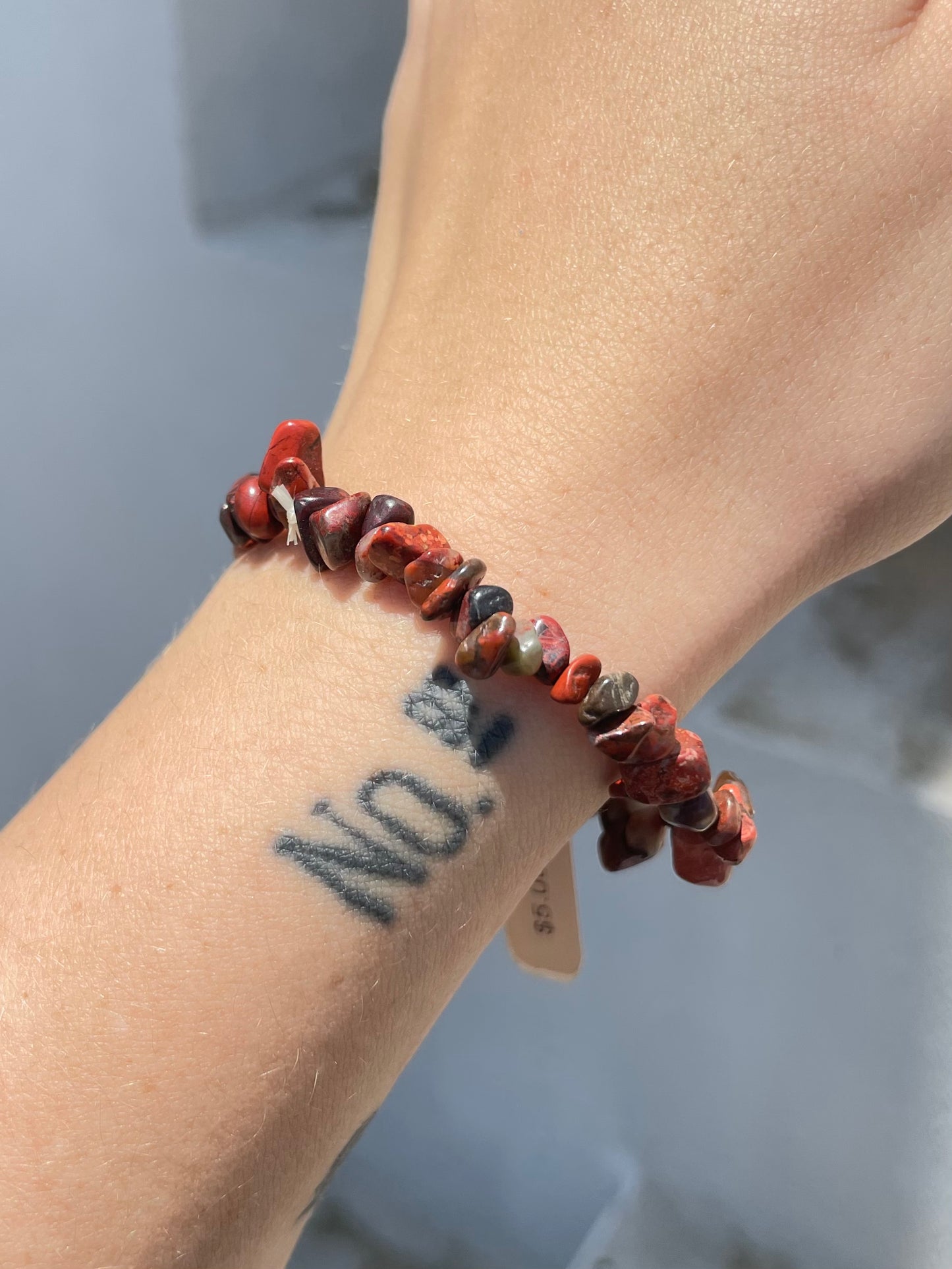 Red Japer Chip Bracelet