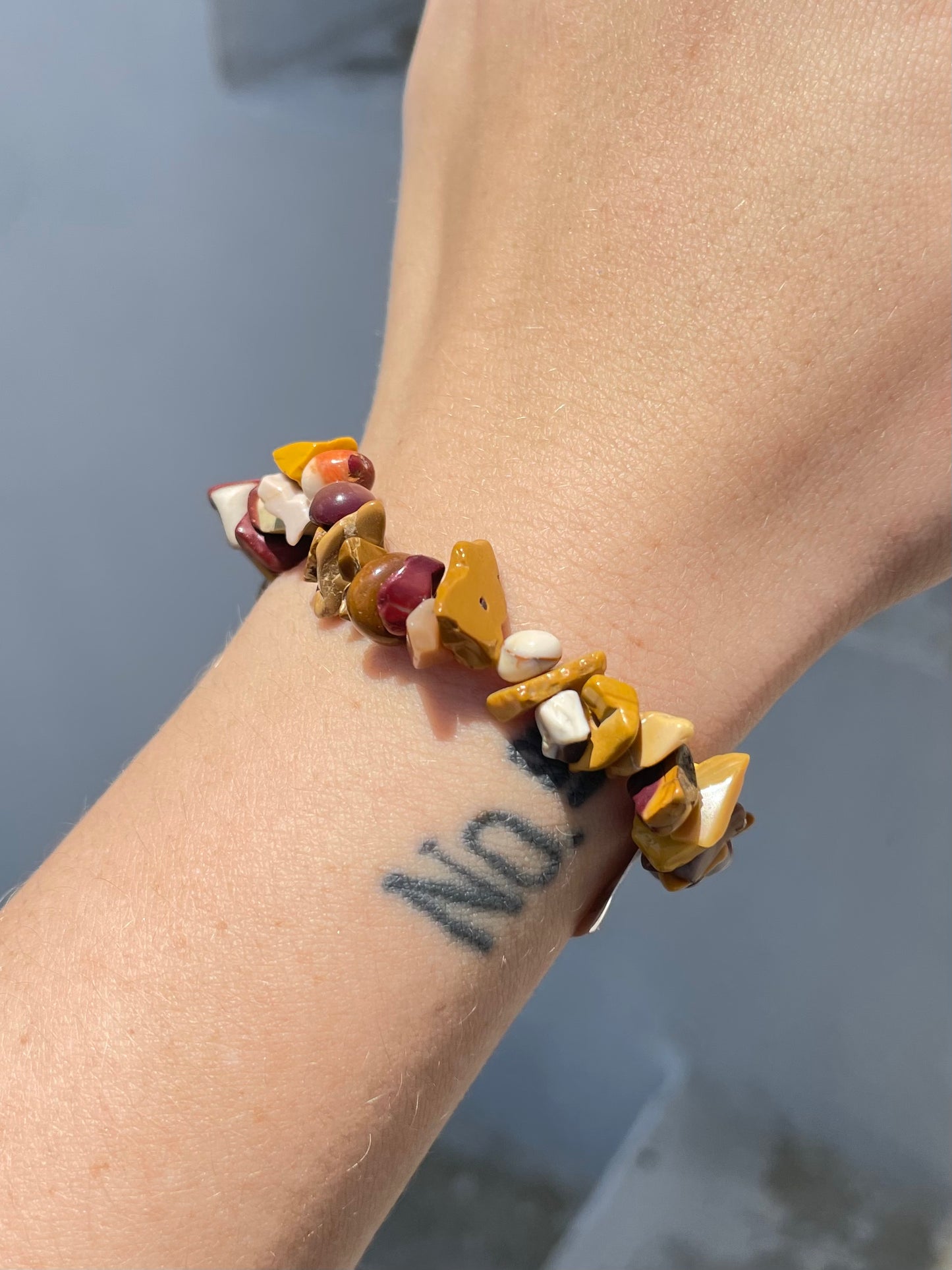 Mook Jasper Chip Bracelet