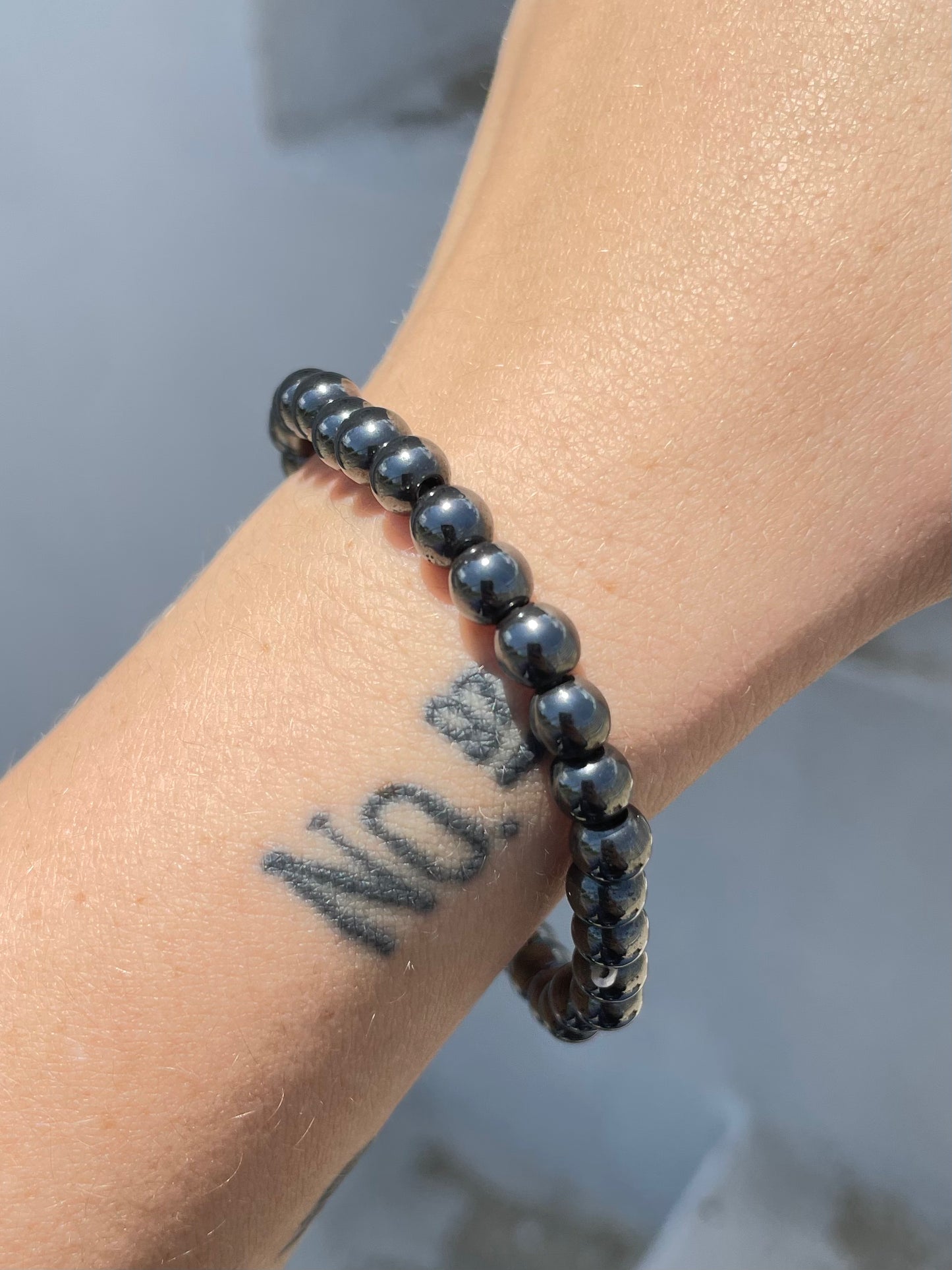 Hematite 6mm Bracelet