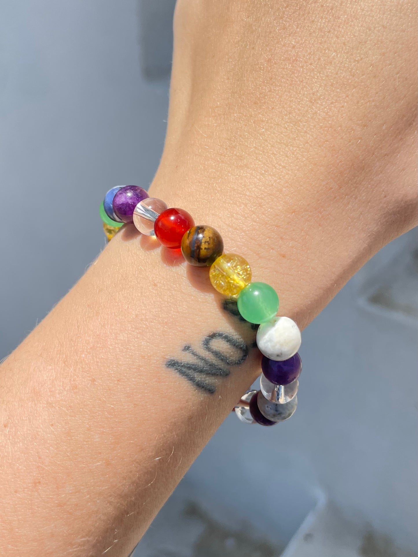 Multi Stone 8mm Bracelet