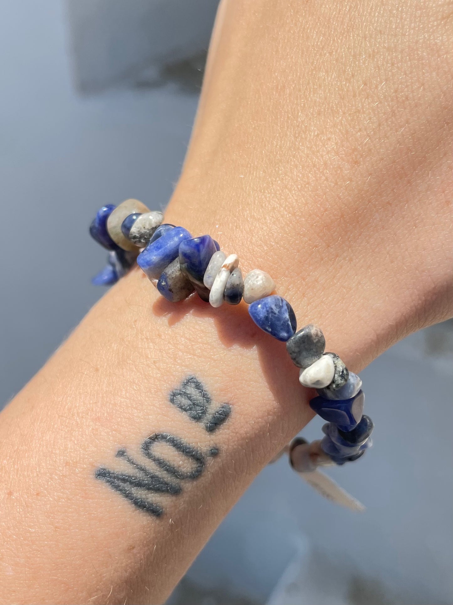 Sodalite Chip Bracelet