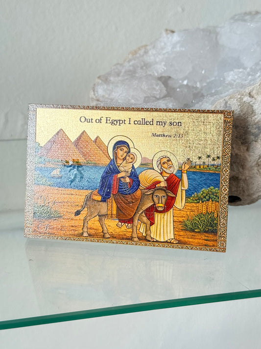 Holy Family Icon from Coptic Cairo | Ícono de la Sagrada Familia del Barrio Copto de El Cairo