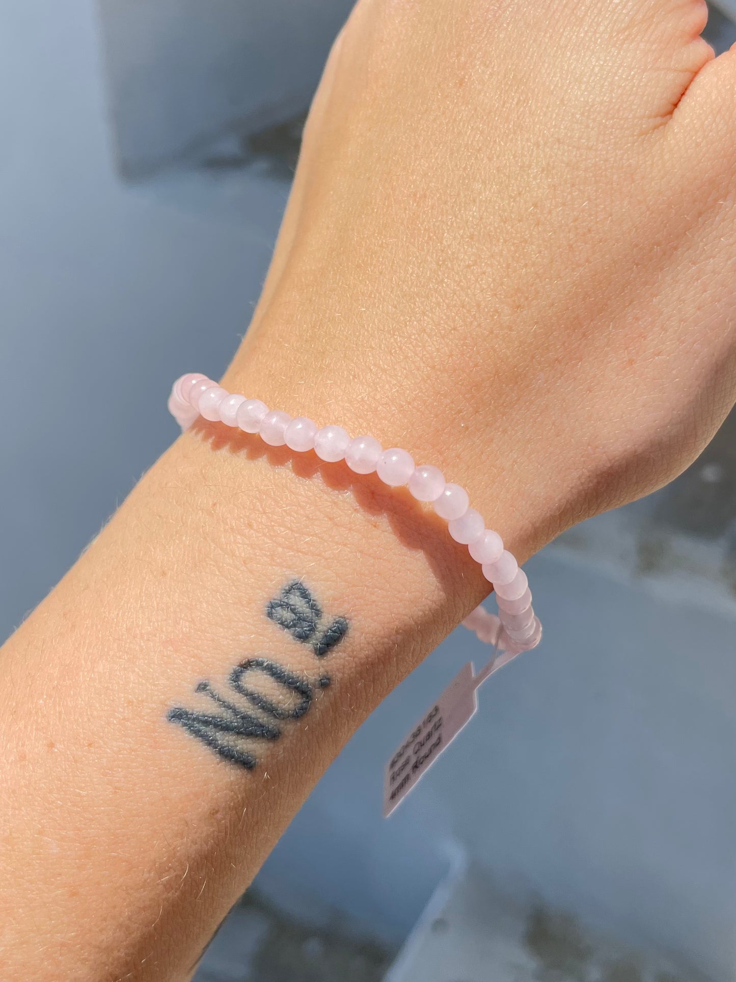 Rose Quartz 4mm Bracelet