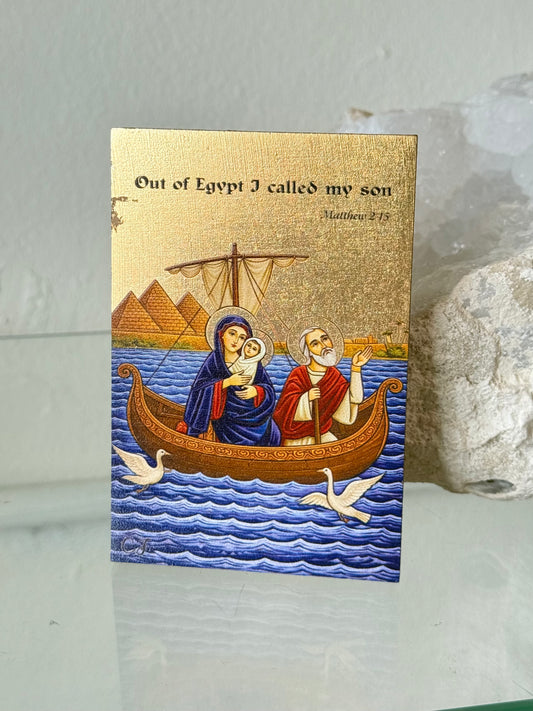 Holy Family Icon from Coptic Cairo | Ícono de la Sagrada Familia del Barrio Copto de El Cairo